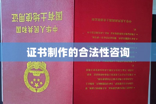 廉江证书制作的合法性咨询