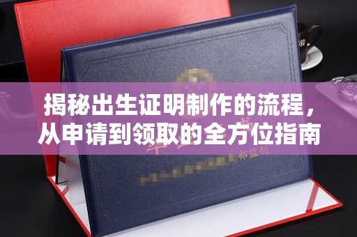 廉江揭秘出生证明制作的流程，从申请到领取的全方位指南