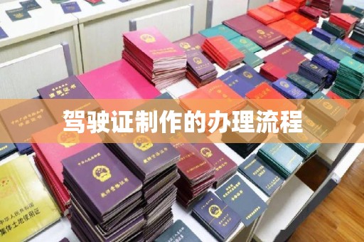 廉江驾驶证制作的办理流程