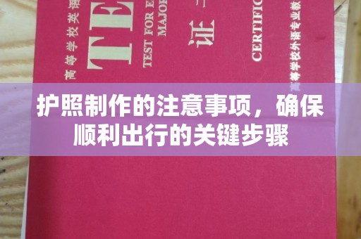 廉江护照制作的注意事项，确保顺利出行的关键步骤