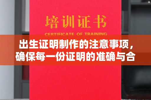 廉江出生证明制作的注意事项，确保每一份证明的准确与合法