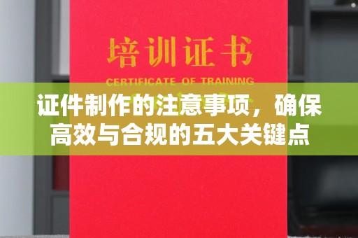 廉江证件制作的注意事项，确保高效与合规的五大关键点