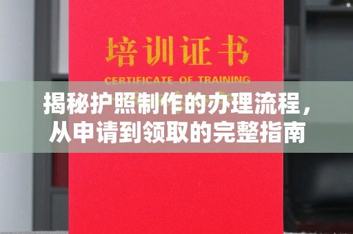 廉江揭秘护照制作的办理流程，从申请到领取的完整指南