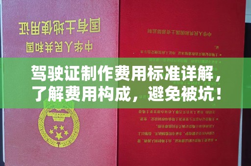 廉江驾驶证制作费用标准详解，了解费用构成，避免被坑！